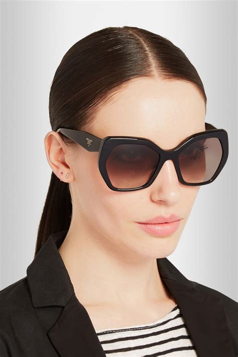 prada women's square sunglasses|prada square sunglasses for women.